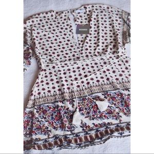 MISSGUIDED cream, kimono sleeve, skater dress